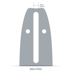 Oregon Single Rivet 14'' Guide Bar 3/8'' 1,3mm 52
