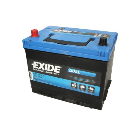 Exide Μπαταρία Βαθιάς Εκφόρτισης 12V 80Ah 510A B13 L+ 270x173x222