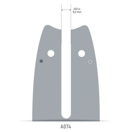 Oregon Single Rivet 14'' Λάμα 3/8'' 1,1mm 50 Οδηγών 144MLEA074