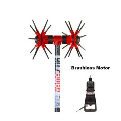 Yamastik Diablo Brushless Νιφάδα 4X4 Ελαιοραβδιστικό Σταθερό Κοντάρι Carbon 2.5m Με Μεταλλικά Γρανάζια 12-15V Μπαταρίας