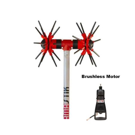 Yamastik Diablo Brushless Νιφάδα 4X4 Ελαιοραβδιστικό Σταθερό Κοντάρι  Αλουμινίου 2.5m Με Μεταλλικά Γρανάζια 12-15V Μπαταρίας