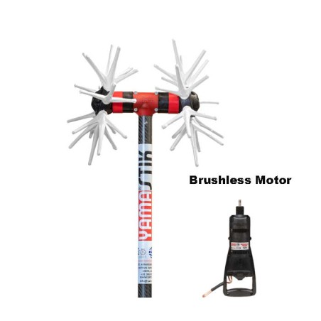 Yamastik Brushless Nifada X14 Oil Dipstick Sea Urchin with Fixed Carbon Pole 2.3m 12-15V For Battery