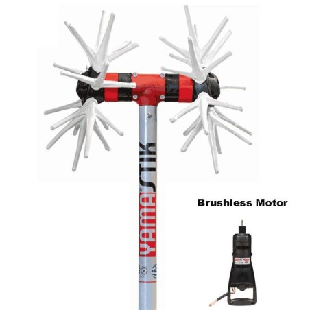 Yamastik Brushless Νιφάδα X14 Ελαιοραβδιστικό Σταθερό Κοντάρι 2.5m Με Μεταλλικά Γρανάζια 12-15V Μπαταρίας