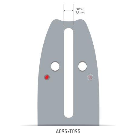 Oregon Single Rivet 16'' 3/8'' 1,3mm Λάμα 56 Οδηγών 160SDEA095