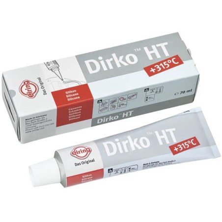 Elring Dirko HT 036.164 Γκρι Φλατζόκολλα Σιλικόνης Υψηλής Θερμοκρασίας 70ml