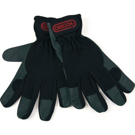 Durable Garden Work Glove M XL 539171 Oregon Leather & Fabric Working Gloves 