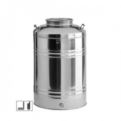 Inox Container 30lt with Screw Lid
