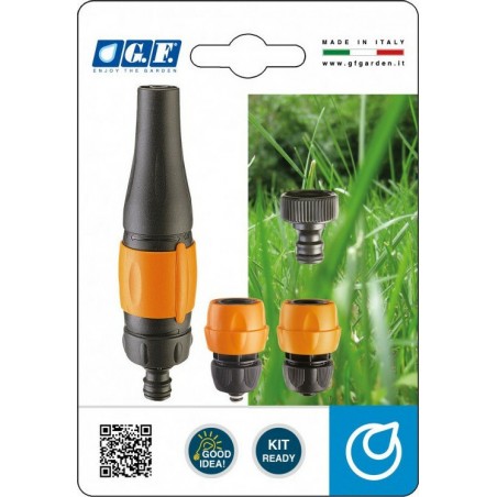 Σετ G.F. 8000.5427 Ρυθμιζόμενο Ακροφύσιο-2 Ταχυσύνδεσμοι-1 Ρακόρ