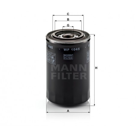 Mann Filter WP1045 Φίλτρο Λαδιού