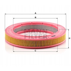 Mann Filter C 3383 Air Filter For Vehicles With Catalytic Converter