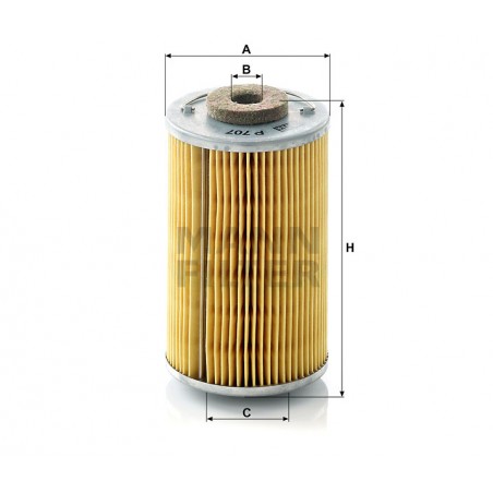 Mann Filter P 707 x Fuel Filter