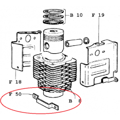 Σύνδεσμος Σταθεροποίησης Πλαϊνών Λαμαρινών ED-0085454420-S Lombardini 3LD450-3LD510 Γνήσιο