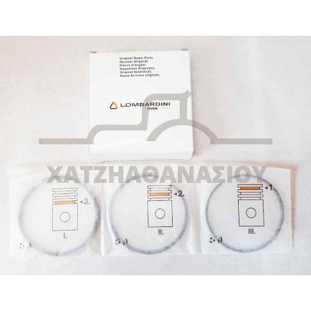 Set 4 Rings ED-0082100550-S Lombardini 3LD450-3LD510 Original