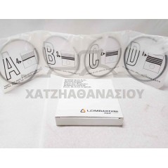 Set 4 Rings 102mm Standard ED-0082100580-S Lombardini 4LD820-LDA820 Original