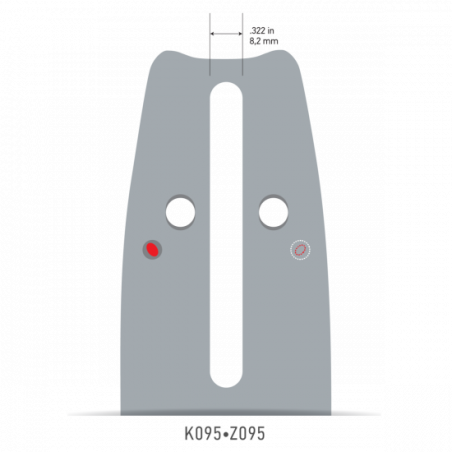 Oregon Advance Cut 16'' Λάμα 0,325'' 1,3mm 66 Οδηγών 160MLBK095