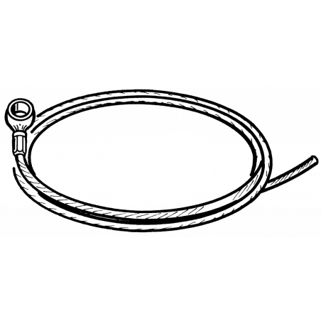 Cable With Eyelet For Brake And Differential  Ø2,5mm  Hole:6mm  Length:3m