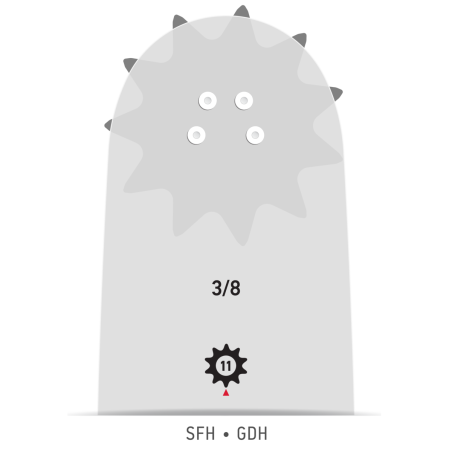 Oregon Advance Cut 20'' Λάμα 3/8 1,5mm 72 Οδηγών 208SFHD009