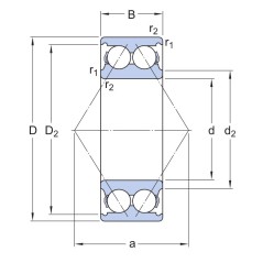 Bearing SKF 3205-A 20x52x20.6