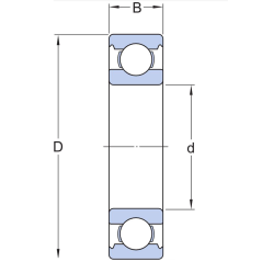 Ρουλεμάν Koyo 6202 CM 15x35x11