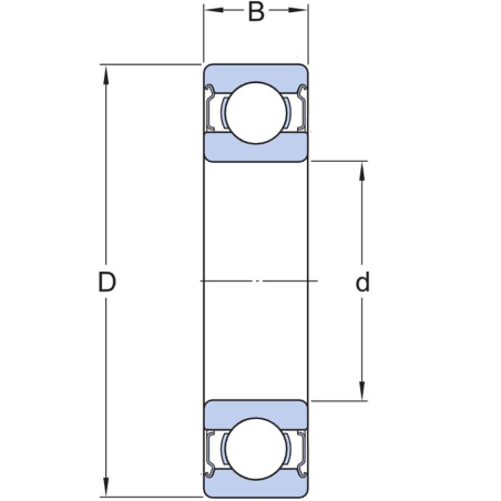 Ρουλεμάν Koyo 6000-2Z CM 10x26x8