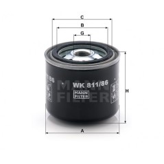Mann Filter WK 811/86 Fuel Filter