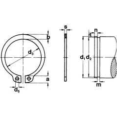 Seeger DIN 471 17x1.5 Goldoni 06240045