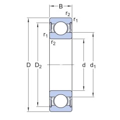 copy of Bearing KSM 62202 2RS 15x35x14
