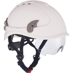 Alpinworker 0601012280999 Safety Helmet With Glasses