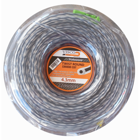 Visco 4.3mm Double Line Brushcutter Twister Blade 22m