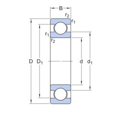 Bearing Koyo 63/22 22x56x16