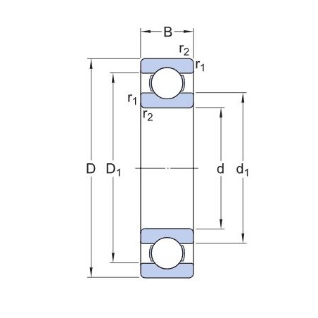 Ρουλεμάν Koyo 63/22 22x56x16
