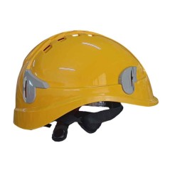 Alpinworker 0601012279999 Safety Yellow HV Helmet With Glasses