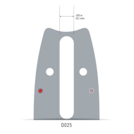 Oregon AdvanceCut 16'' Guide Bar 0,325'' 1,6mm 67 Teeth 163SFGD025