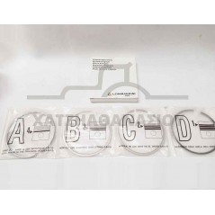 Set of 4 Rings 103mm ED-0082100600-S Lombardini 4LD820 - LDA820 Original