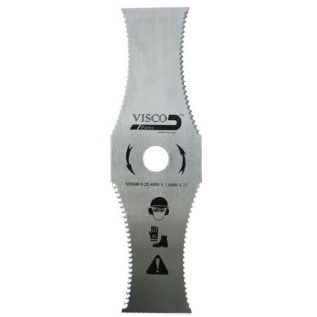 Visco ΔΙΘ-010 Δίσκος Θαμνοκοπτικού 2 Δοντιών Πριονωτός Με Γωνίες